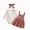 Z159-Pink, variant on Cdudpw Baby Girl Clothes Fall Winter Outfit Long Sleeve Romper Newborn Fall Suspender Skirt Set with Headband(Z159-Hot Pink)