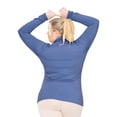 thumbnail image 3 of Stretch Is Comfort Women's Plus Size Warm Long Sleeve Turtleneck Top | Ultra Soft | Adult XL to 7X, 3 of 6
