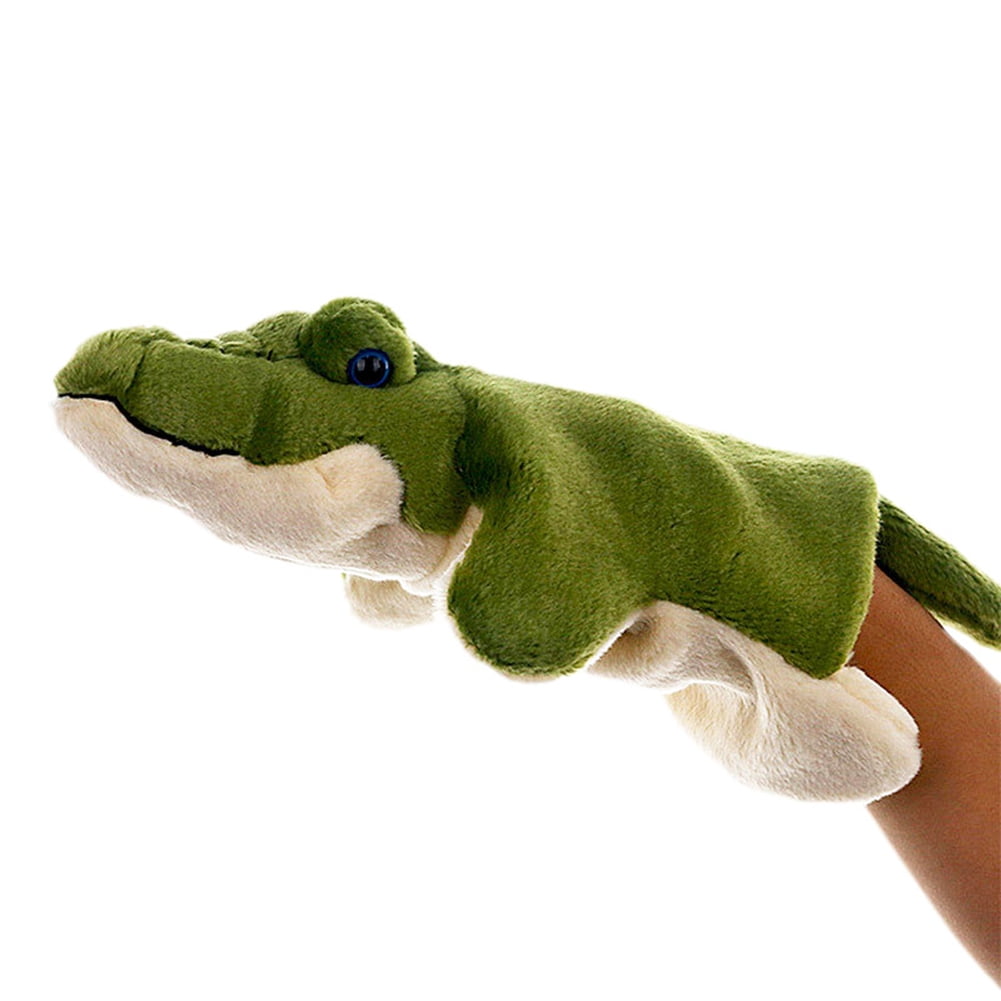 Crocodile Animal Hand Puppet Kid Plush Stuffed Doll Educational Toy Kindergarten 