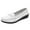 White 2, variant on Hoshose Women's Flats Shoes Ballet Flats Dress Shoes Solid Color Comfortable PU Leather Slip on Shoes for Women