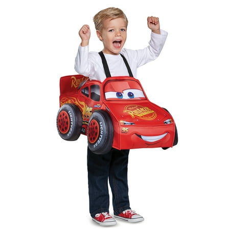 Lightning Mcqueen 3D Toddler Costume - Size One-Size