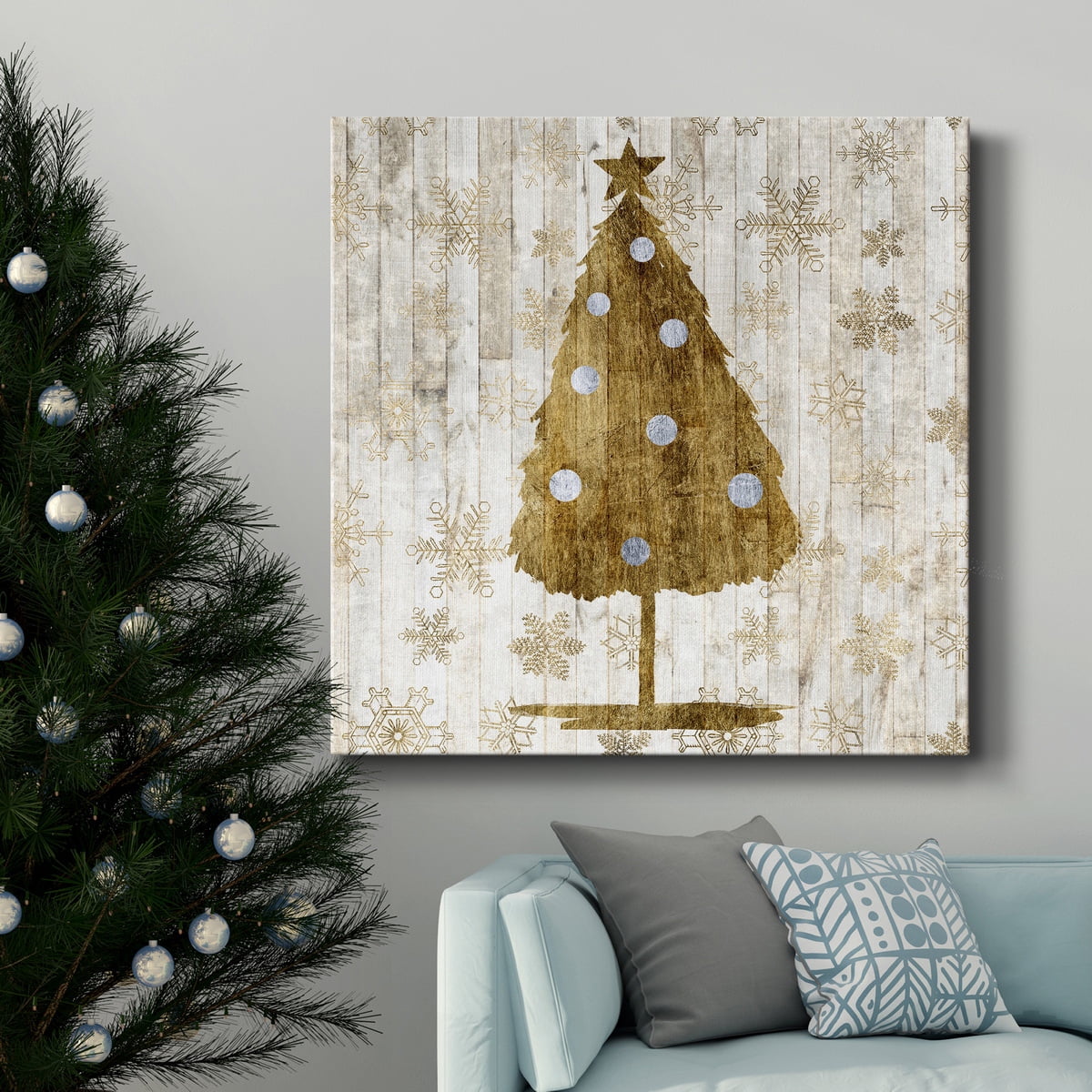Merry Quackmas Collection C - Premium Gallery Wrapped Canvas - Ready to Hang