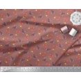 thumbnail image 2 of Soimoi Poly Georgette Fabric Dot,Monkey & Bear Cartoon Fabric Prints By Yard 42 Inch Wide, 2 of 3