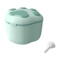 thumbnail image 1 of pitrice 10KG Dog Food Storage Container Cereal Rice Case Organizer Sealed Can Green, 1 of 9