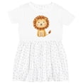 thumbnail image 3 of Inktastic Cutest Little Lion Girls Toddler Dress, 3 of 5
