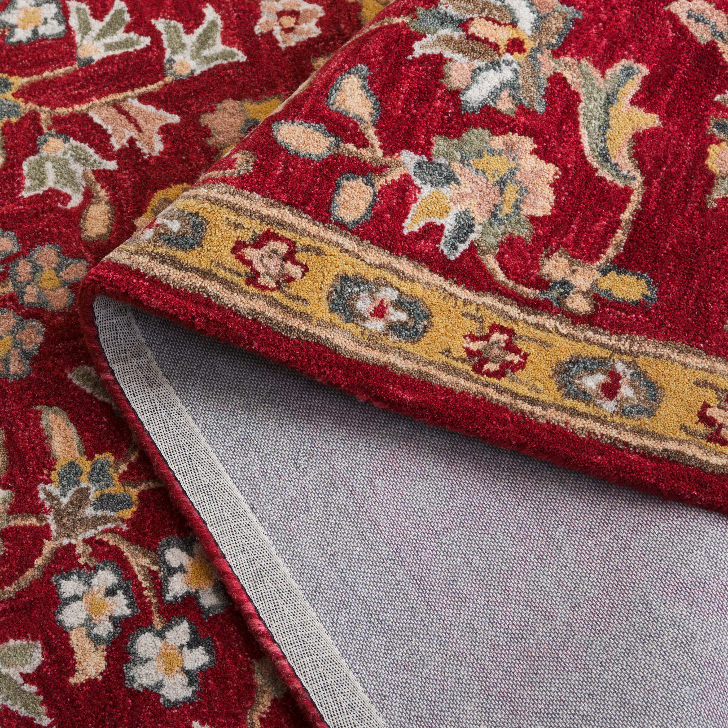 SAFAVIEH Blossom Layla Floral Area Rug, Red/Ivory, 6' x 9'
