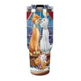 thumbnail image 2 of The Aristocats 40 Oz Tumbler With Handle And Straw, Stainless Steel Vacuum Travel Mug, Double Wall Vacuum Insulated Tumbler With Lid, Water Bottle for Gifts Party Office Coffee, 2 of 8