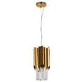 thumbnail image 5 of Bethel International Single Pendant Lighting Gold Metal & Crystal, 5 of 5
