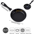thumbnail image 3 of Mini Frying Pan Mini Omelette Pan Mini Non Stick Frying Pan 12cm Mini Frying Pan Non Stick Coating Omelette Pan with Insulated Safety Handle for Frying Eggs, Steaks 2 Pieces, 3 of 8