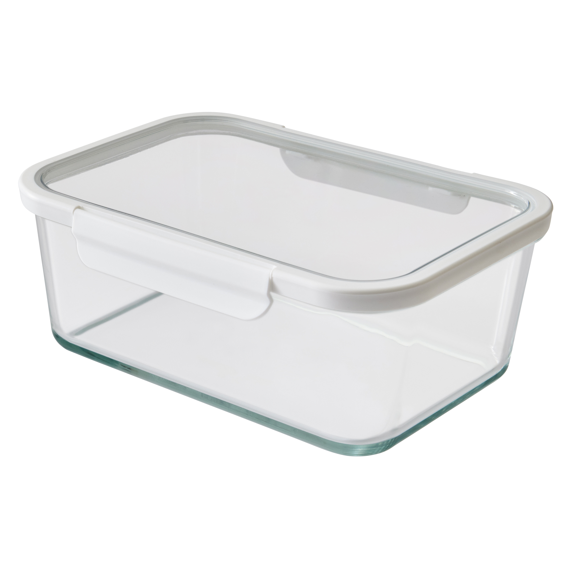 Better Homes & Gardens 10Cup Rectangle Glass Food Storage Container with Tritan Lid. Set of 1, 2 Pieces, A Practical Choice for Dry Goods and Bulk Ingredients