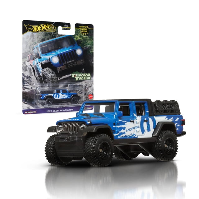 Auto de juguete Hot Wheels Jeep Gladiator a escala 1:64, fundido a presión