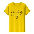 thumbnail image 1 of NMMUED T-Shirts d'Halloween pour Femmes Vêtements Mignons T-Shirt Fantôme Col Rond T-Shirts pour Femmes T-Shirts Imprimés pour Femmes Cadeaux d'Halloween pour Femmes Hauts d'Halloween pour Femmes Jaune G, 1 of 4
