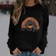 thumbnail image 2 of Sudaderas de Acción de Gracias Para Mujer, Moda Informal, Manga Larga, Cuello Redondo, Estampado, Tops Sin Capucha Para Mujer Odeerbi  ODB204491, 2 of 5