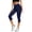 Navy, variant on XFeng.Women's Crisscross Back Sports Bra & High Waist Butt Lifting Shorts 27 Piece Yoga Set, Seamless Athletic Workout Outfit.Navy.M