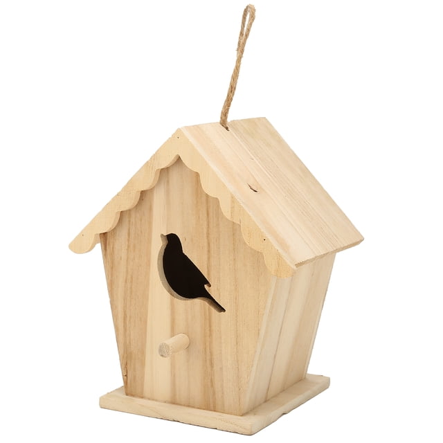 Crafting Birdhouse, Casas de Madera para Pájaros de Madera, Casa de Pájaros, Casa de Pájaros Duradera para Jardín para Interiores para Al Aire Libre para Casa