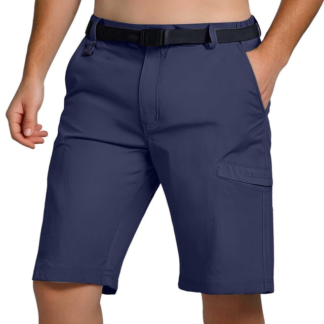 Mens Casual Shorts Summer Code Outdoor Sports Quick Drying Code Walking Quarter Men's Swim Shorts Blue XL