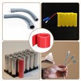 thumbnail image 4 of PVC Heat Shrink Tubing 60mm Flat Width Pre Cut Heat Shrink Wrap Tube for Three 18650 5m Long Red, 4 of 4