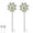 B-2pcs, variant on Garden Decor Wind Spinners, Small Waterproof Metal Pinwheels Wind Spinner,Windmill Garden Stake ,Outdoor Rotating Wind for Yard and Garden Patio Decoration 37.4 * 9.45inches (B-1pcs)