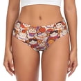 thumbnail image 1 of Fotbe Maneki-Neko Cats Calzones Estampados para Mujer – Ropa Interior de Algodón, Cómoda, Suave y Elástica-Large, 1 of 6