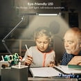 thumbnail image 2 of Desk lamp with clamp, Wellwerks 15W Super light Swing arm lamp, Eye-Caring LED clamp lamp, Timer, Memory, Adjustable Color Temperature clamp light, Modern Architect Table Lamp for Task/ Study/ Reading, 2 of 3