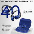 thumbnail image 4 of Audífonos de Oído Abierto, Audífonos Inalámbricos No Intraaurales con Gancho Cómodo para la Oreja con Bluetooth 6.0 y Llamadas Claras ENC, 48 H de Reproducción, Audífonos Bluetooth para Deporte, Viaj, 4 of 7