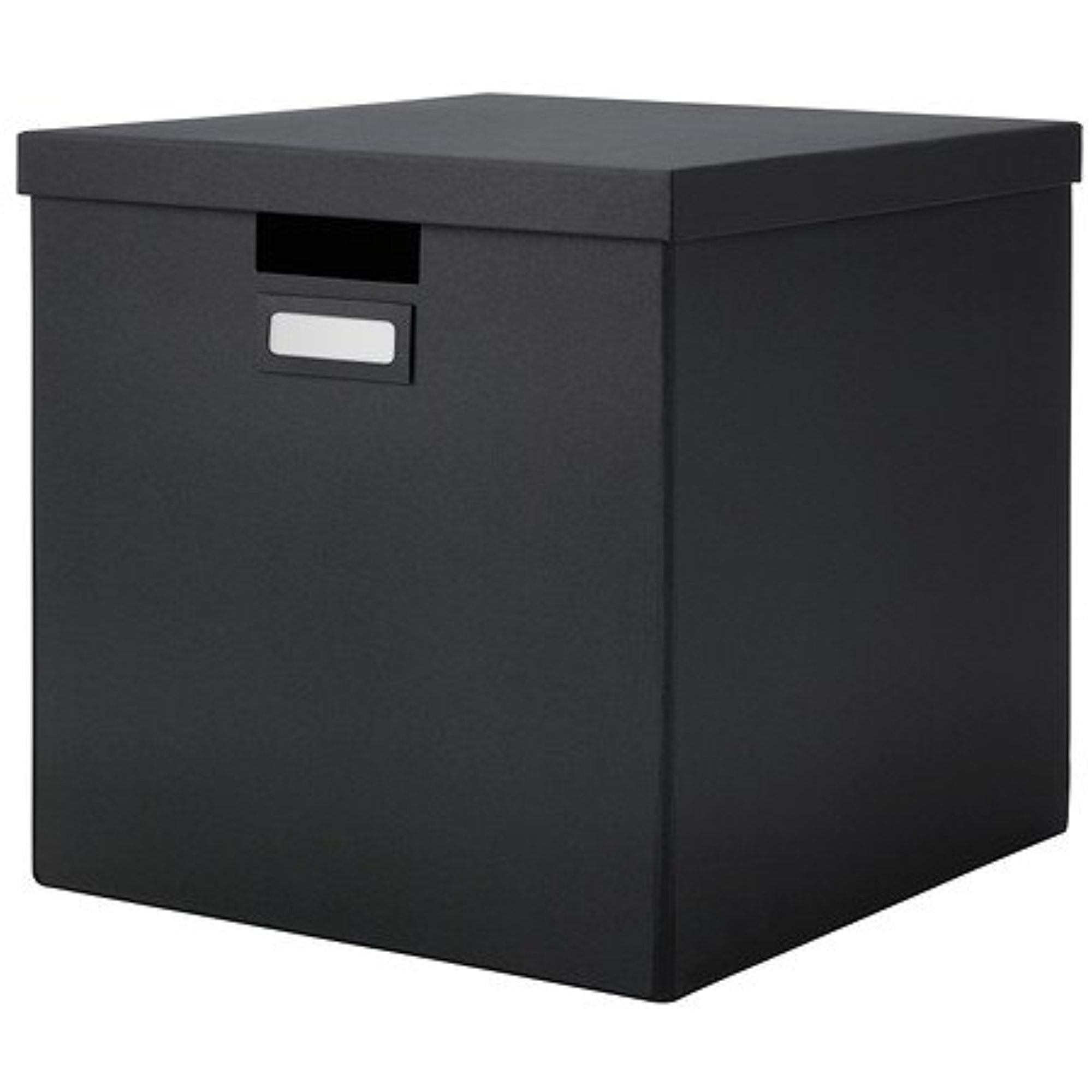 Ikea 8 Boxes with lid, black, Size 12 ½x13 ¾x12 ½ "