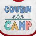 thumbnail image 4 of Inktastic Cousin Camp Summer Grandma Party Girls Baby Bib, 4 of 4
