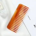 thumbnail image 6 of Cellulose Acetate Hair Comb Wide Teeth Anti-static Scalp Massage Pocket Comb Marbling Men Women Wet Dry Short Long Curly Hair Detangling Comb, 6 of 6