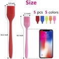 thumbnail image 2 of SHAR 5 Pcs Heat Resistant Silicone Pastry Brush Set for BBQ, BBQ, Cooking, Baking, Baking, 2 Large and 3 Small Multicolor, 2 of 5