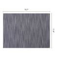 thumbnail image 6 of Unique Bargains 4Pcs Rustic Cotton Linen Blend Placemats Navy Blue 15.7x11.8inch, 6 of 6