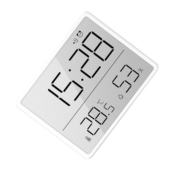 WINDLAND Modern Digital Wall Clock Date & Temperature Magnetic Designs Great for Fridge Mounting Home Decor and Gift for Friends