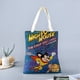thumbnail image 2 of Mighty Mouse: The New Adventures Bolso de tela con estampado de lienzo para mujer, bolsa de compras reutilizable y estética, con cremallera interior, regalo para mujer,38*45cm., 2 of 6