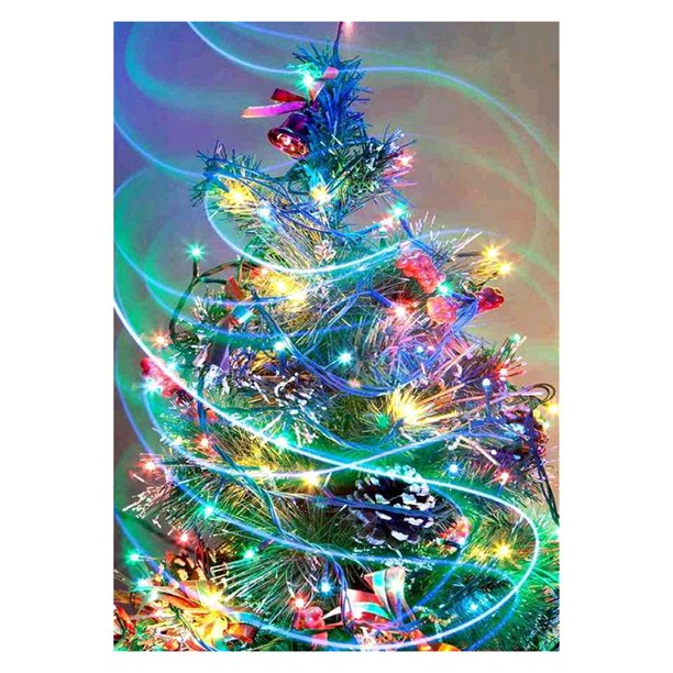 (DF4434) 5D DIY Taladro Navidad Bordado Punto Cruz 30x40cm
