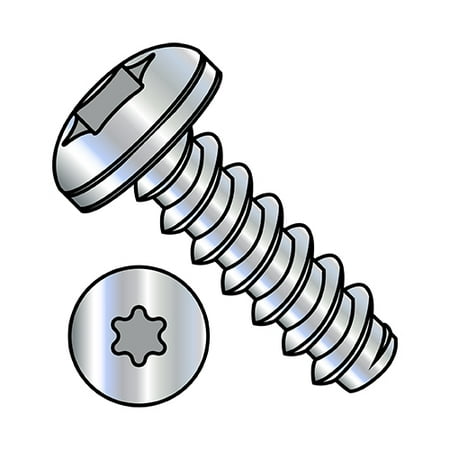 

10-16X1/2 6 Lobe Pan Self Tapping Screw Type B Fully Threaded Zinc (Pack Qty 8 000) BC-1008BTP