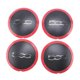 thumbnail image 1 of 133mm Hubcap for Fiat 500 Wheel Centre Hub Caps Emblem Sticker 68078419AC 68078421AC 51884863 Red, 1 of 5