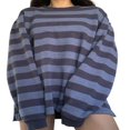 thumbnail image 1 of Pull à Manches Longues pour Femmes à Capuche Oversized Sweat-Shirt à Col Rond et Manches Longues, 1 of 5