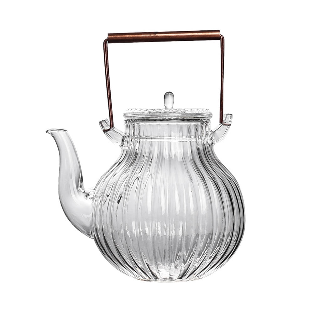 NUOLUX Kettle Tea Teapot Coffee Pot Whistling Glass Gasboiling Whistle