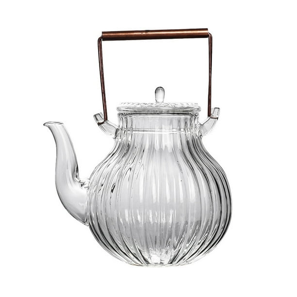 NUOLUX Kettle Tea Teapot Coffee Pot Whistling Glass Gasboiling Whistle