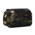 thumbnail image 1 of Disketp Realistic Style Cute Cat Estuche de Lápices de Doble Capa con Tapa Abatible y Cremallera, Organizador Escolar para Adolescentes y Adultos, 1 of 7