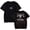 Black, variant on Peso Pluma DinastÃa Tour 2026 Unisex casual round neck pure cotton short sleeved T-shirt
