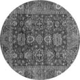 thumbnail image 1 of Ahgly Company Indoor Round Oriental Gray Traditional Area Rugs, 6' Round, 1 of 4