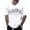 White, variant on NinXxx Men's Oversized City Print Crew Neck Loose Casual Sports Tee White XXXXL