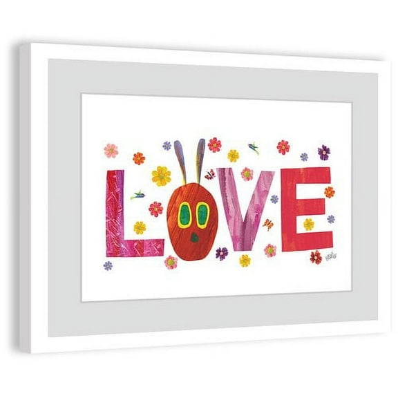 Eric Carle Caterpillar Love 3 Framed Art Print