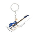 thumbnail image 2 of OHOIOLLA 2Ud Llavero De Guitarra Metalizado En Aleación De Zinc Para Llaves Y Color Surtido, 2 of 6
