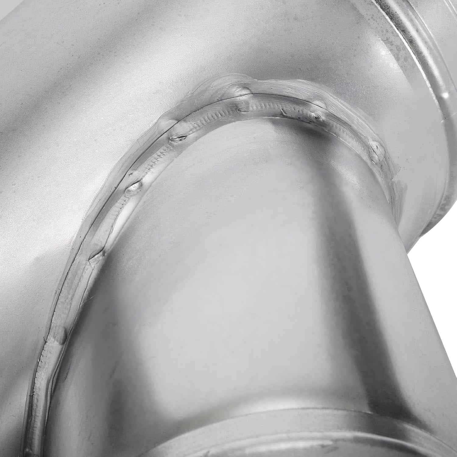 6" to 4" Y-Shape Galvanized Duct Connector, 45 Degree 3-Way Splitter for Ventilation