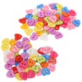 thumbnail image 1 of Resin Buttons, 100pcs Sewing Buttons Waterproof And Durable  For DIY Hand-Made 12.5MM,15MM,18MM, 1 of 8