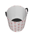 thumbnail image 2 of KLL Hello Rabbit Waterproof Foldable Laundry Hamper Bucket with Handles for Storage Bin,Kids Room,Home Organizer (Medium ), 2 of 7