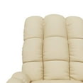 thumbnail image 5 of vidaXL Fauteuil Inclinable Tissu Crème, 5 of 5
