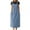 BU2, variant on Dresses for Women Loose Denim Jumper Dress Long Baggy Tank Dress with Adjustable Strap Color Grey Size XXXL