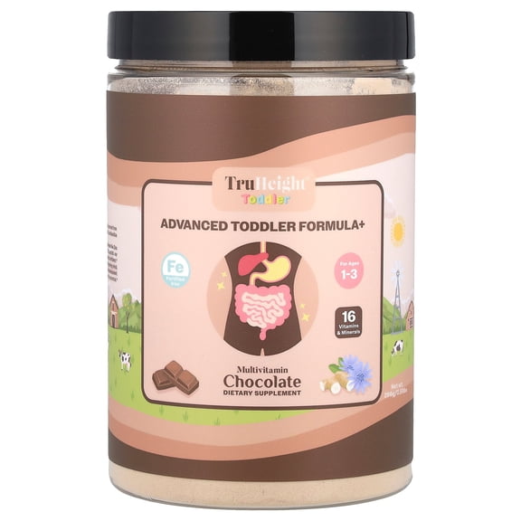 TruHeight Toddler, Advanced Toddler Formula , For Ages 1-3, Chocolate, 0.59 lbs (266 g)